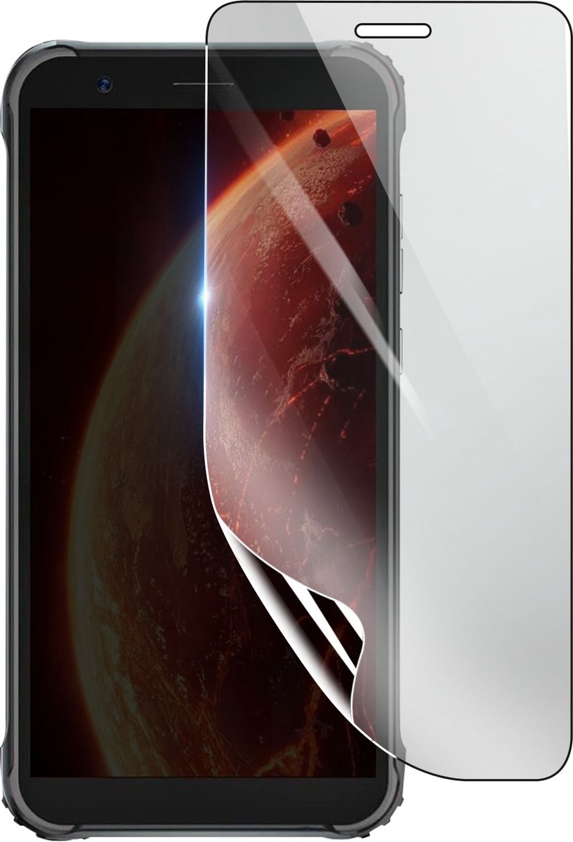 3mk, Geschikt voor Blackview BV4900, Schokbestendige Hydrogel Screenprotector, Transparant