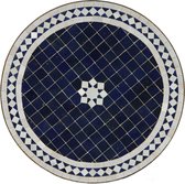 Mozaïek tafel uit Marokko - Rond -M60-18