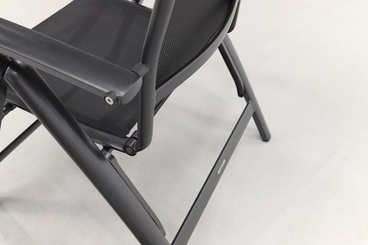 Kettler Legato Curve XL - chaise de jardin hauteur d'assise élevée
