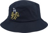 Hatstore- Neon Summer Banana Black Bucket - Iconic Cap