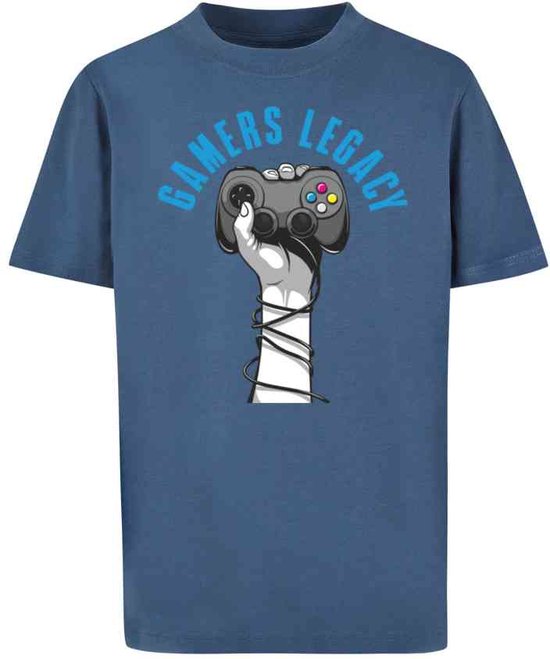 Mister Tee - Kids Gamers Legacy Kinder T-shirt - Kids 122/128 - Blauw