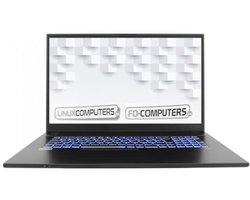 Linux laptop 17,3" | i7-1355U | 16 GB ram | 512 GB SSD | MET DVD-Writer | Linux naar keuze, Ubuntu, Linux Mint, Debian, QWERTY