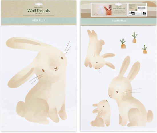Little Dutch Muurstickers Baby Bunny