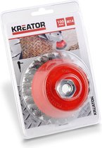 Kreator KRT150205 Komborstel - Getorst Staal - M14 - 100 mm