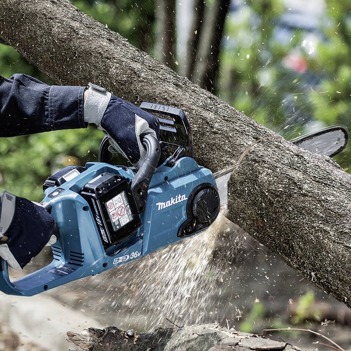 Makita DUC353Z - 2x18V Accu-Kettingzaag - 35 cm Zaagblad - Zonder Accu/Lader – foto 7