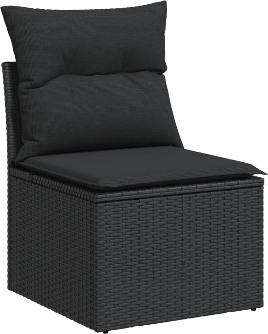 vidaXL-6-delige-Loungeset-met-kussens-poly-rattan-zwart