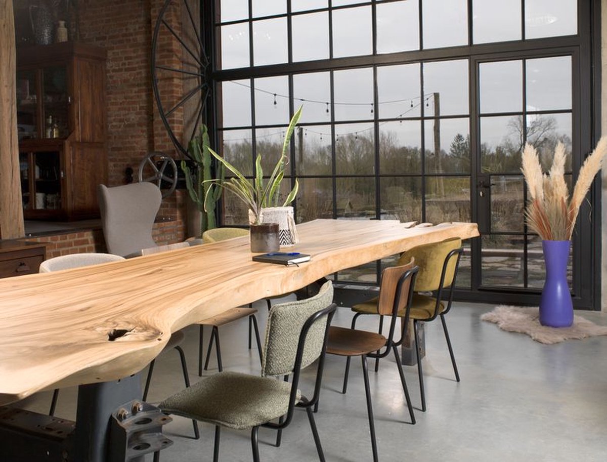 Workliving Eetkamerstoel Bo - Velvet Earth Indigo