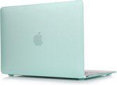 Macbook Air (2018) 13,3 inch Premium bescherming matte hard case cover laptop hoes hardshell + dust plugs |Groen / Green|TrendParts