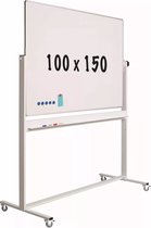 Mobiel whiteboard Jensen - Kantelbaar - Weekplanner - Maandplanner - Jaarplanner - Dubbelzijdig en magnetisch - 100x150cm