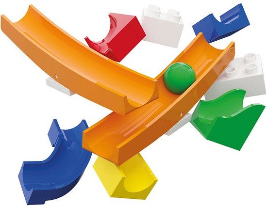 Hubelino duplo knikkerbaan review & voorbeelden - Mamaliefde