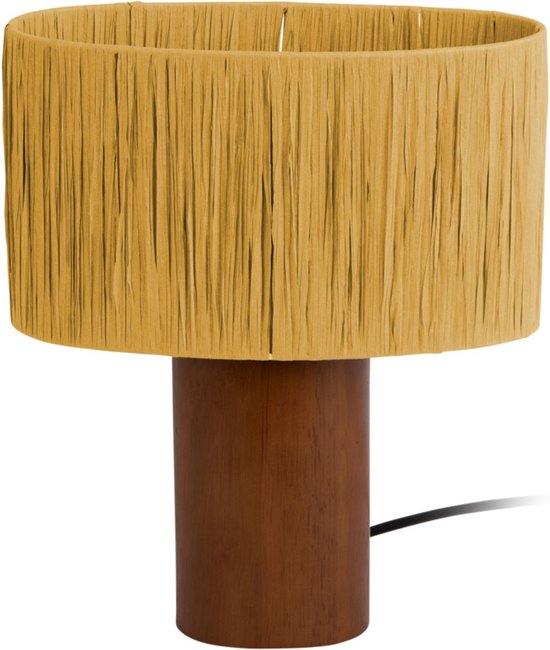 Leitmotiv Tafellamp Sheer Oval - Geel - Ø21cm - Modern