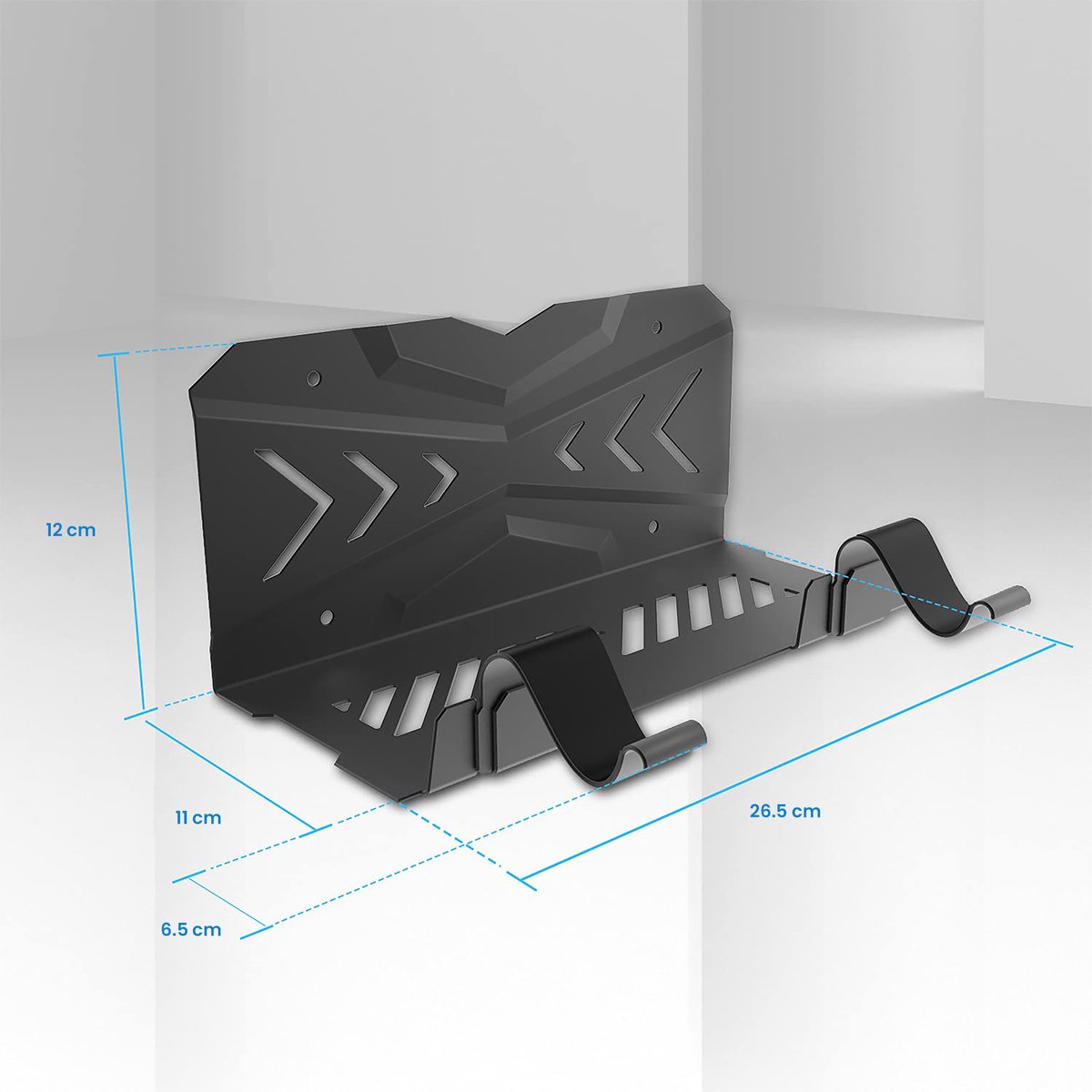 YONO Muurbeugel geschikt voor Playstation PS5 - Wall Mount - Houder DualSense Controller - Accessoires - Zwart – foto 2