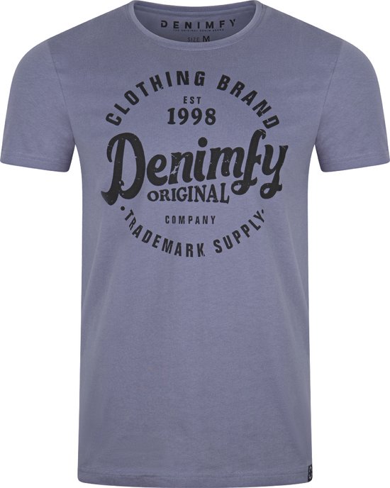 DENIMFY T-Shirt Homme DFNuri 4 Pack Regular Fit Multicolore XXL Col Rond Adultes