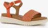 Tamaris dames sandalen oranje goud - Maat 41