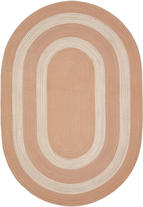 Kave Home - Leeith 100% PET oranje tapijt Ø 160 x 230 cm