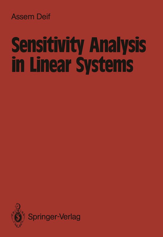 Sensitivity Analysis in Linear Systems - cover