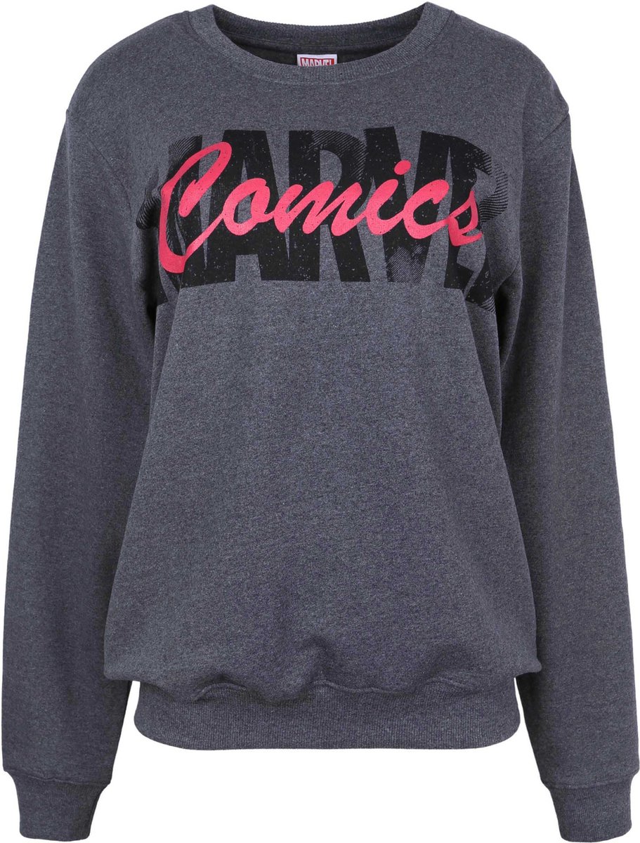 Donkergrijs MARVEL-sweatshirt voor heren