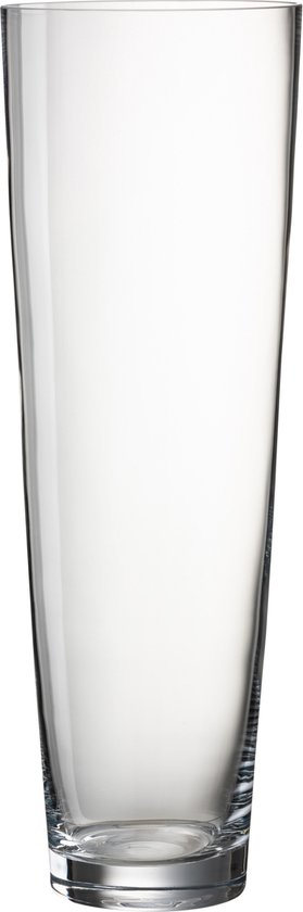 J-Line vaas Rond - glas - transparent - 51 cm hoog