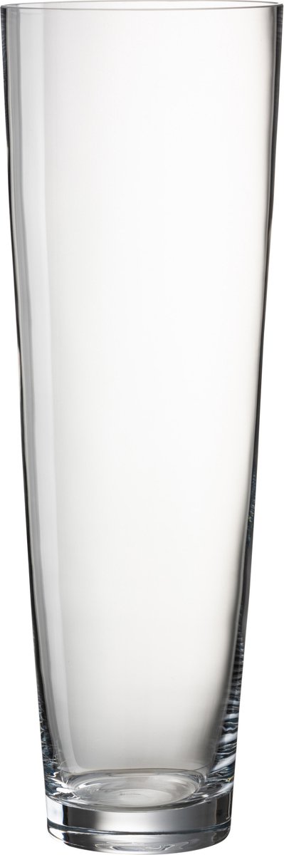 J-Line vaas Rond - glas - transparent - 51 cm hoog Transparant