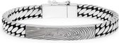 SILK Jewellery - Zilveren Armband - Bold - 748.23 - Maat 23,0