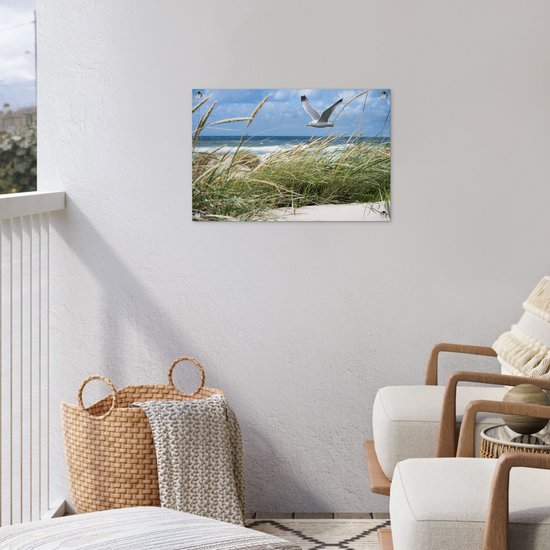 Décoration de jardin Plage - Vogel - Plantes - 60x40 cm - Poster jardin - Toile jardin - Poster extérieur