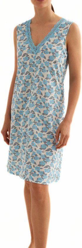 Promise Slaapkleedje - Bleu - Dames Volwassenen - Viscose