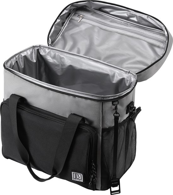 Brisby Sac isotherme 4 couches – Sac à déjeuner 40 litres – Zwart Grijs