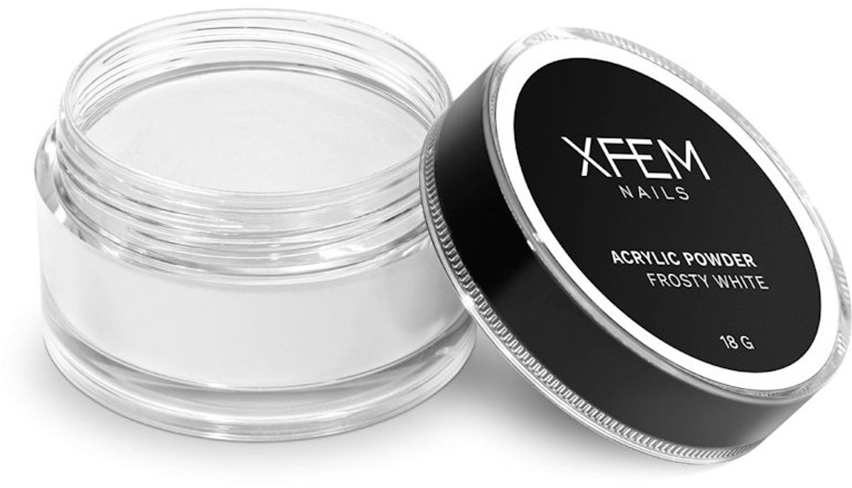 XFEM Acryl Poeder Professional Nail System 18g. Frosty White