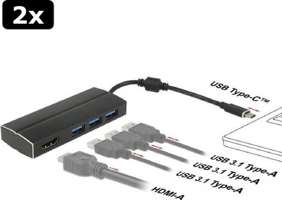 WAVLINK Adaptateur USB C Vers 4K HDMI Et DP, Affichage