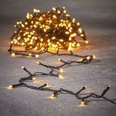 Luca Lighting Cordon d'éclairage de Noël aussi pour l'extérieur 120 lumières blanc chaud extra minuterie 900 cm basic