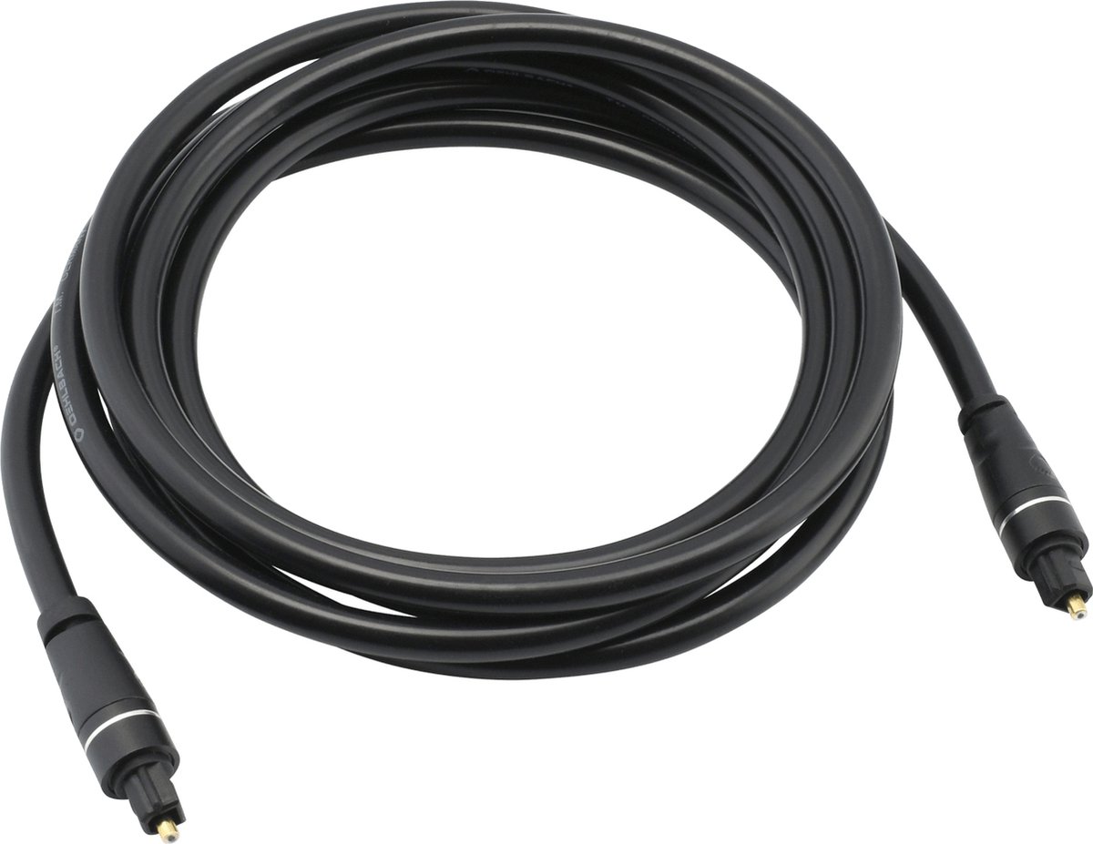 Oehlbach SL TOSLINK CABLE 3,0 M TV accessoire Zwart