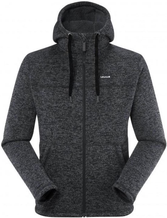 Foto: Lafuma cali hoodie m fleecevest heren anthracite grey xl