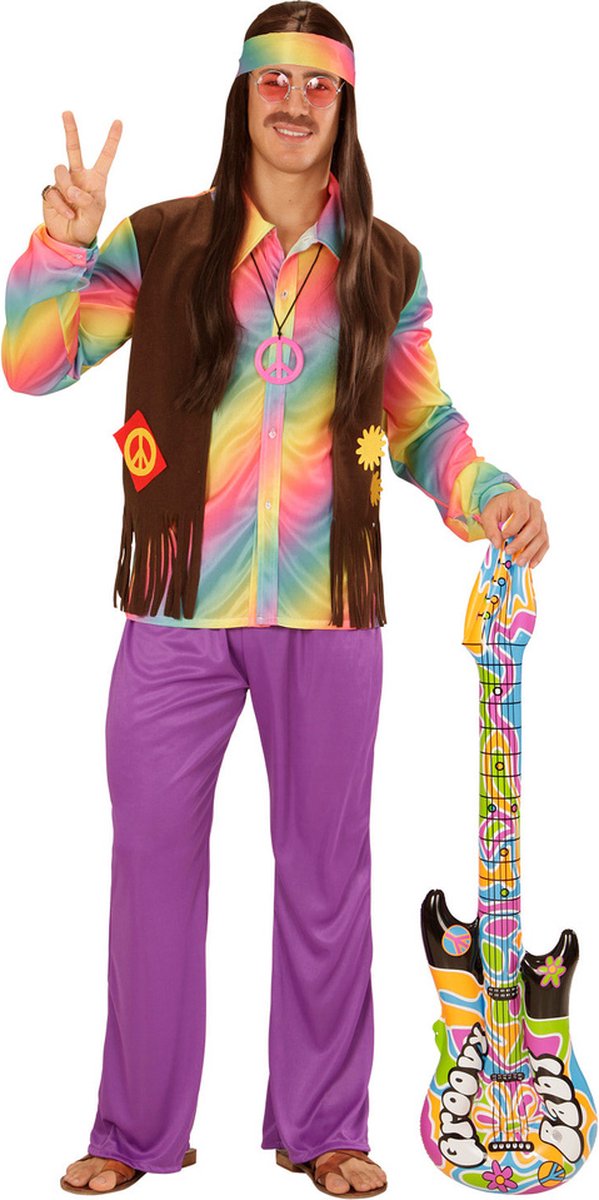 Guitare gonflable hippie 105 cm