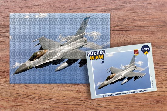 Puzzel De straaljager F-16 Fighting Falcon - Legpuzzel - Puzzel 1000  stukjes volwassenen | bol