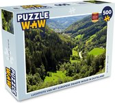 Puzzel Luchtfoto van het Europese Zwarte Woud in Duitsland - Legpuzzel - Puzzel 500 stukjes