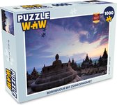 Puzzel Borobudur bij zonsopkomst - Legpuzzel - Puzzel 1000 stukjes volwassenen