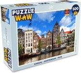 Puzzel Kanaal - Amsterdam - Huis - Legpuzzel - Puzzel 500 stukjes