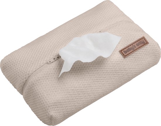 Baby's Only Billendoekjeshoes Classic - Babydoekjes hoes - Hoes voor luierdoekjes en pampers billendoekjes - Zand - Ritssluiting
