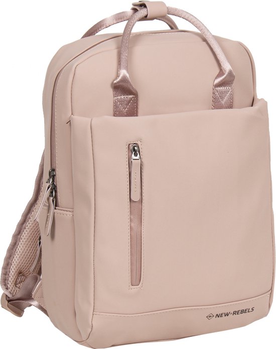 New compartiment pour ordinateur portable - Rebels® Harper Backpack - 9Liter - 28x8x38cm - Rose