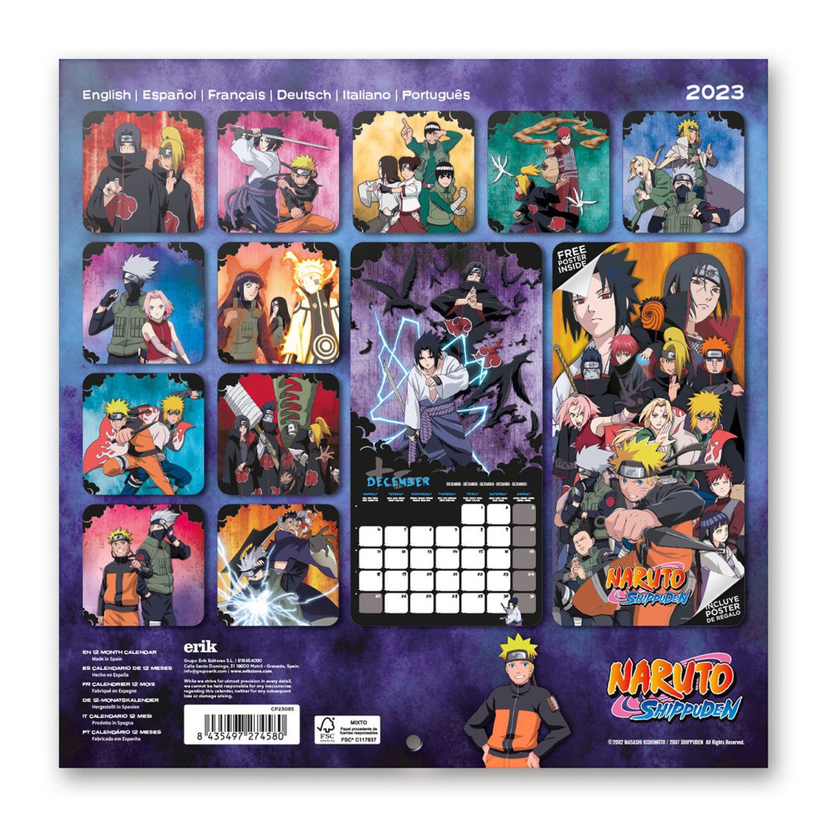 Naruto Kalender 2023  bol.com