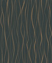 Behang met organische lijnen - Behang - Muurdecoratie - Wallpaper - Vliesbehang - Assorti 2022-2024 - 0,53 x 10,05 M.