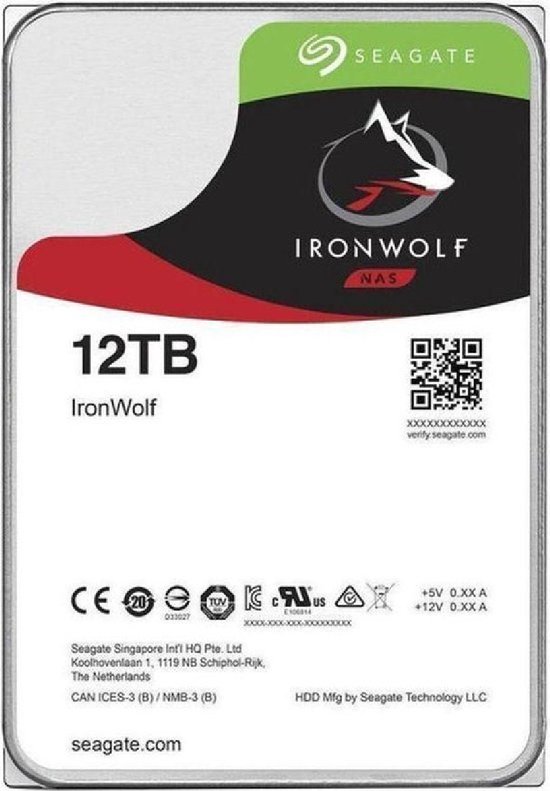 Disque dur Seagate 3.5 IronWolf 8 To 7200 RPM (ST8000VN004) pour serv