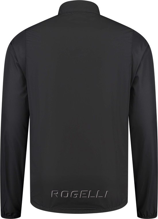 Rogelli Core Fietsjas Heren Winddicht - Windjack Wielrennen - Zwart - Maat XL