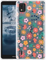 Nokia C2 2nd Edition Hoesje Always have flowers - Designed by Cazy