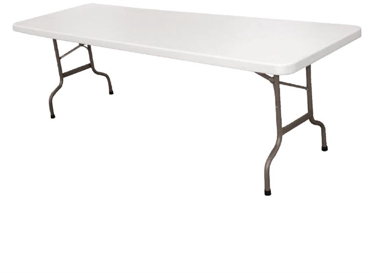 Bolero inklapbare tafel 244cm wit