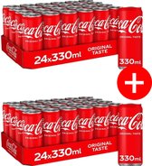 Coca Cola sleekcan pack 2x 24x330 ml NL