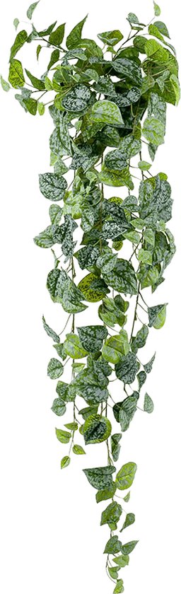 Scindapsus Pictus Kunst Hangplant 120cm | Neppe Hangplant Steker | Kunstplanten voor Binnen | Hangende Kunstplant 120cm