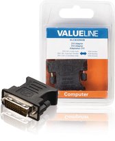 Valueline VLCB32900B Dvi-adapter Dvi-i 24 + 5-pins Mannelijk - Vga Vrouwelijk Zwart