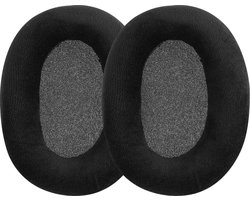 kwmobile 2x fluwelen oorkussens geschikt voor Sennheiser HD660S / HD565 / HD580 / HD600 / HD650 koptelefoons - Kussens voor over-ear-koptelefoon in zwart
