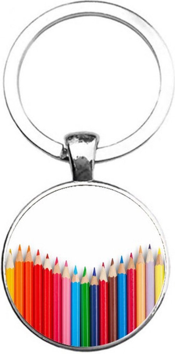 Sleutelhanger Glas - Potloden